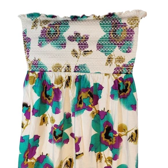 Duo Maternity Floral Convertible Top Size Large - Picture 4 of 10